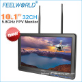 Feelworld 10.1" HD LCD 5.8GHz Wireless and Dual Receiver Monitor for Fpv Drones